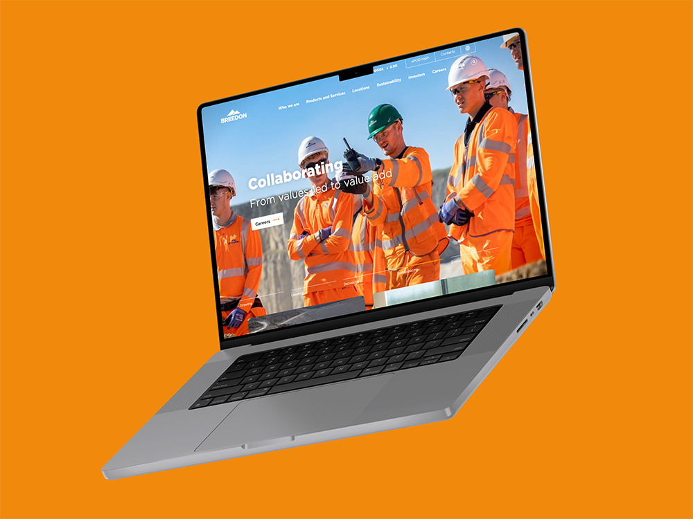 Breedon homepage