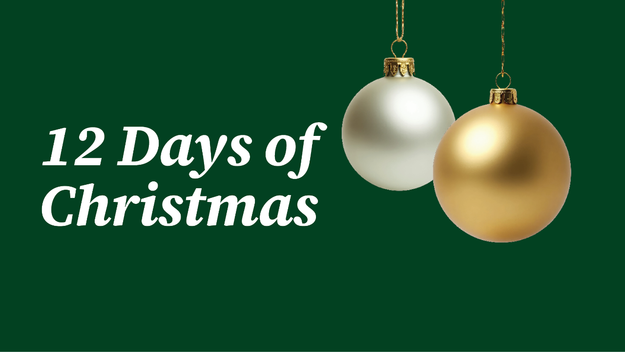12 days of christmas banner